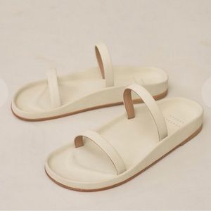 Lauren Manoogian Line Sandals - Bone - 39